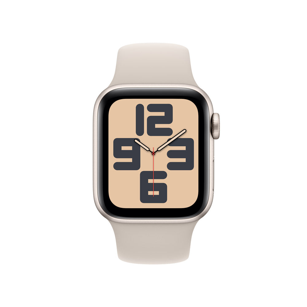 Apple Watch SE GPS 40mm - Starlight Aluminum Case & Sport Band S/M - Perfect for Fitness Tracking & Daily Wear