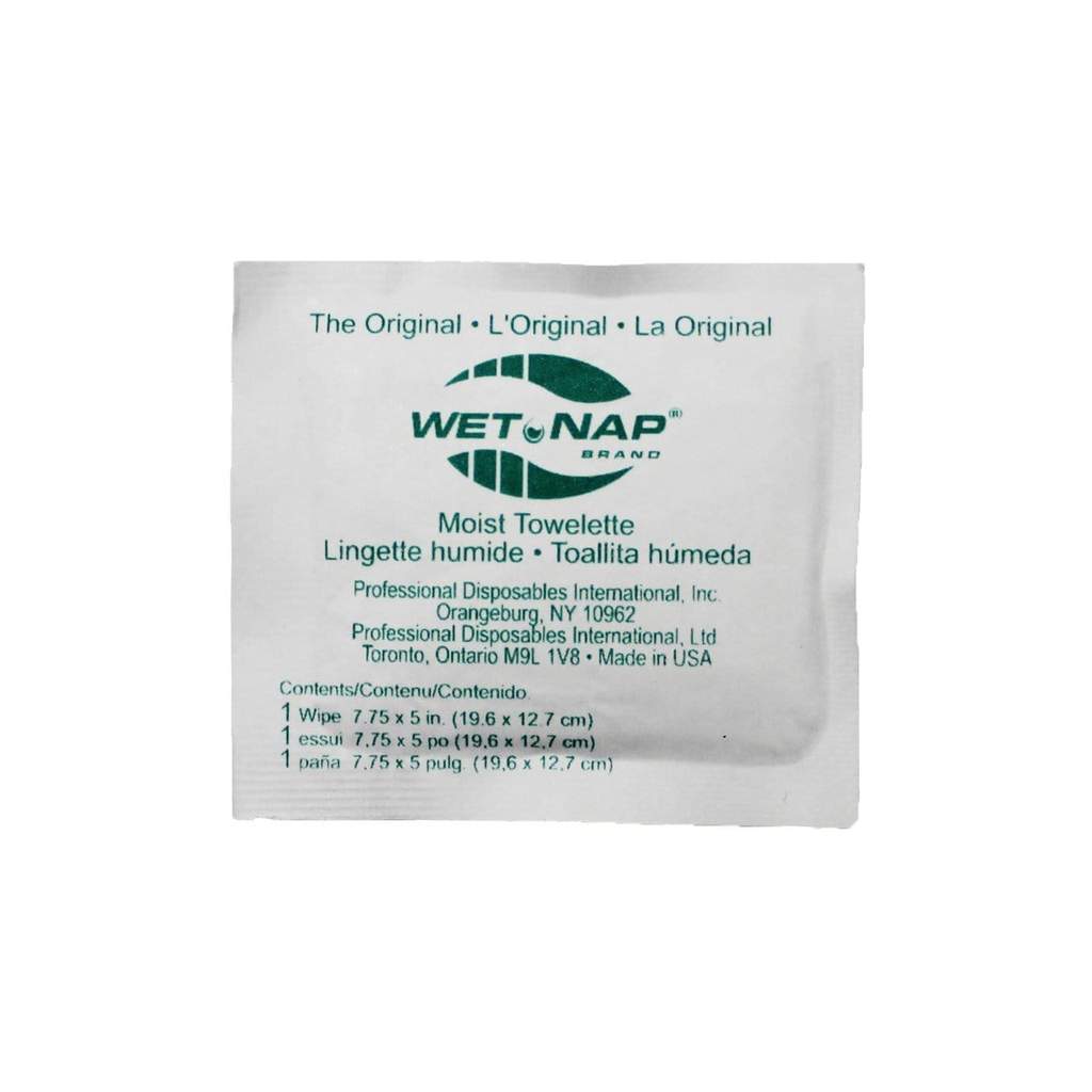 Wet Nap Moist Towelettes - 1000 Count Bulk Pack | Individually Wrapped Disposable Hand Wipes for On-the-Go Cleaning, Travel, Picnics & Office Use