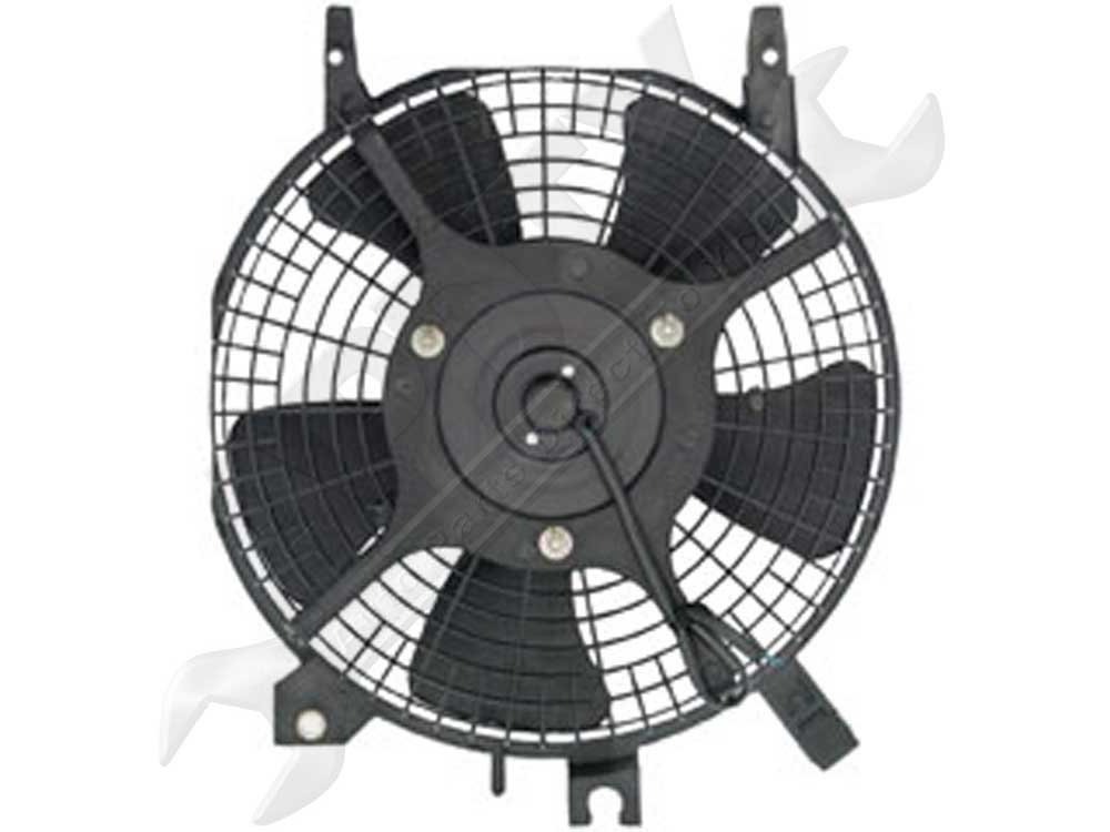 APDTY 731618 Left Side Radiator Cooling Fan Assembly Replacement - Compatible with [Vehicle Models] for Engine Cooling & Overheating Prevention