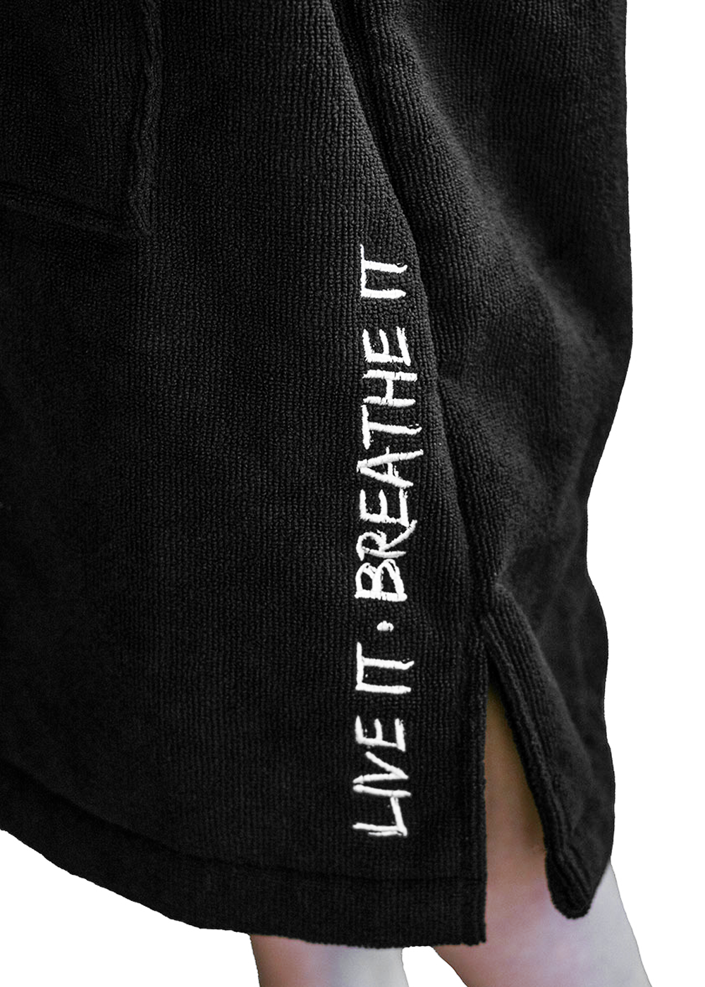 Adreno Youth Hooded Towel with Block Logo - Soft Absorbent Bath Towel for Kids & Teens - Perfect for Beach, Pool, and After-Shower Use