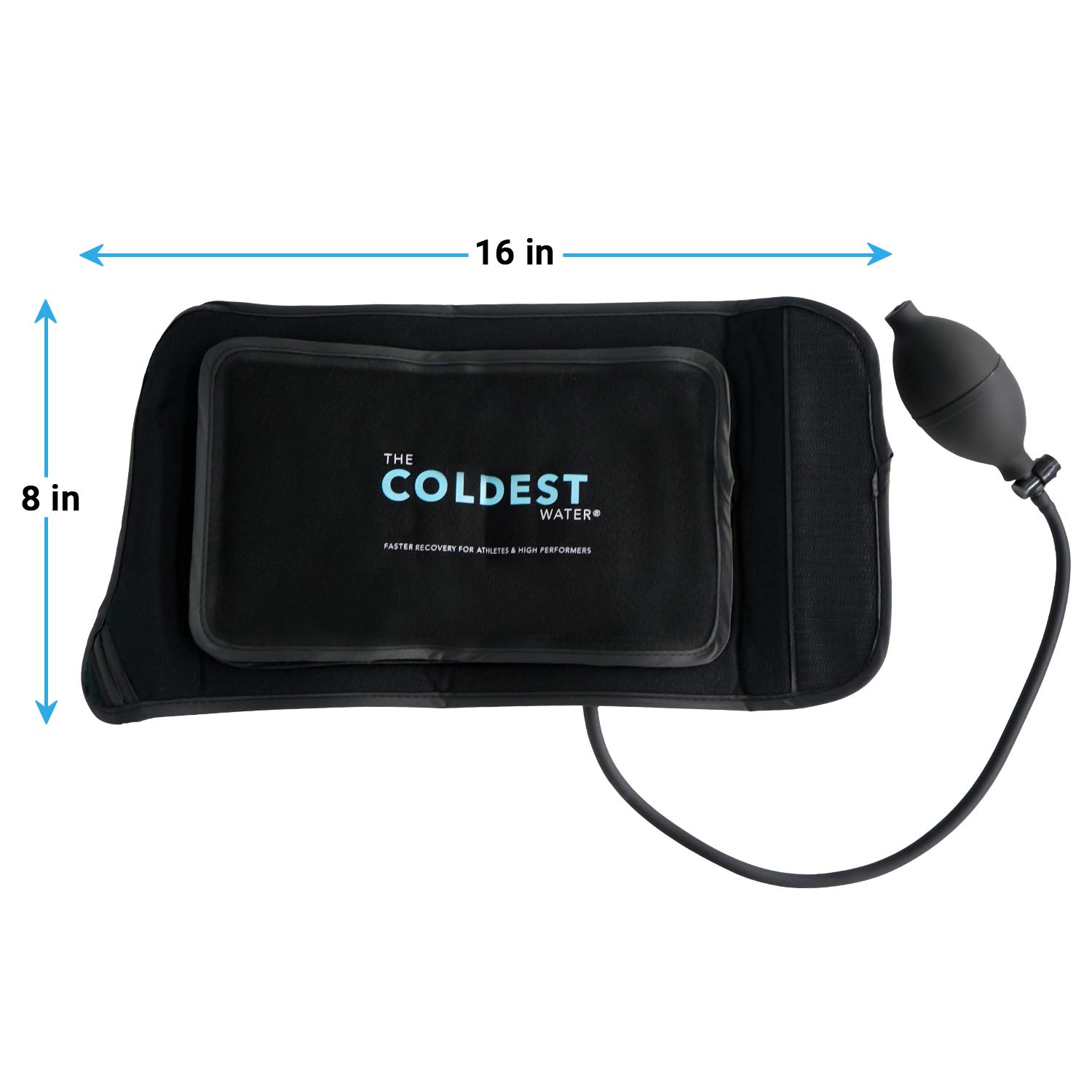 The Coldest Wrist Ice Pack with Air Compression - 8” X 16” Wrist Brace for Sprains, Arthritis, Tendinitis, Swelling - Ideal for Recovery, Sports, and Daily Pain Relief