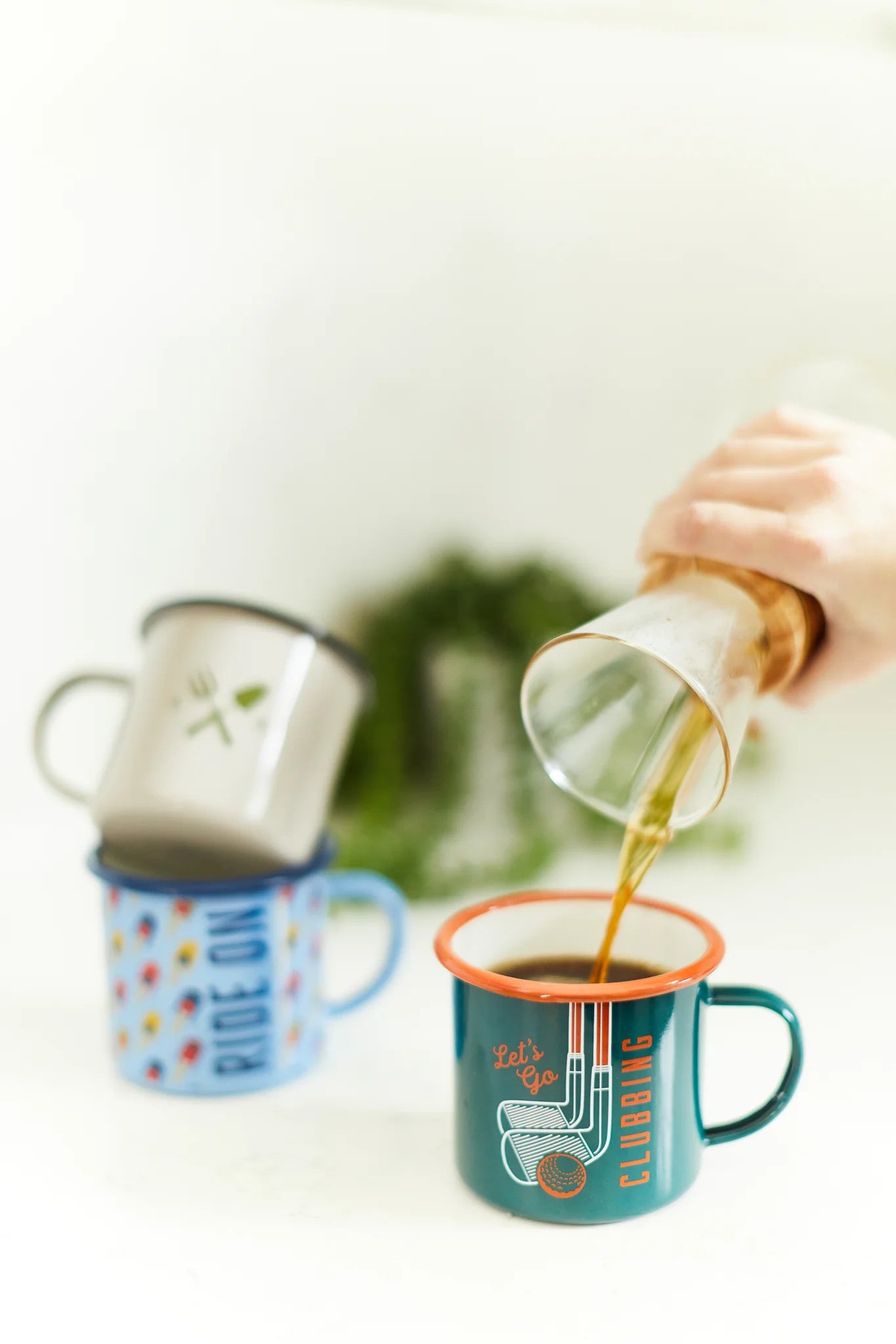 Premium Enamel Golf Mug - Durable & Stylish Coffee Cup for Golf Lovers - Perfect for Golf Course, Office & Outdoor Adventures