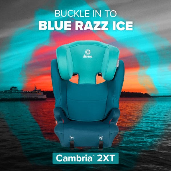 Diono Cambria 2XT 2-in-1 Convertible High Back to Backless XL Booster Car Seat for Kids - Safe & Comfortable for Travel, School, and Family Road Trips