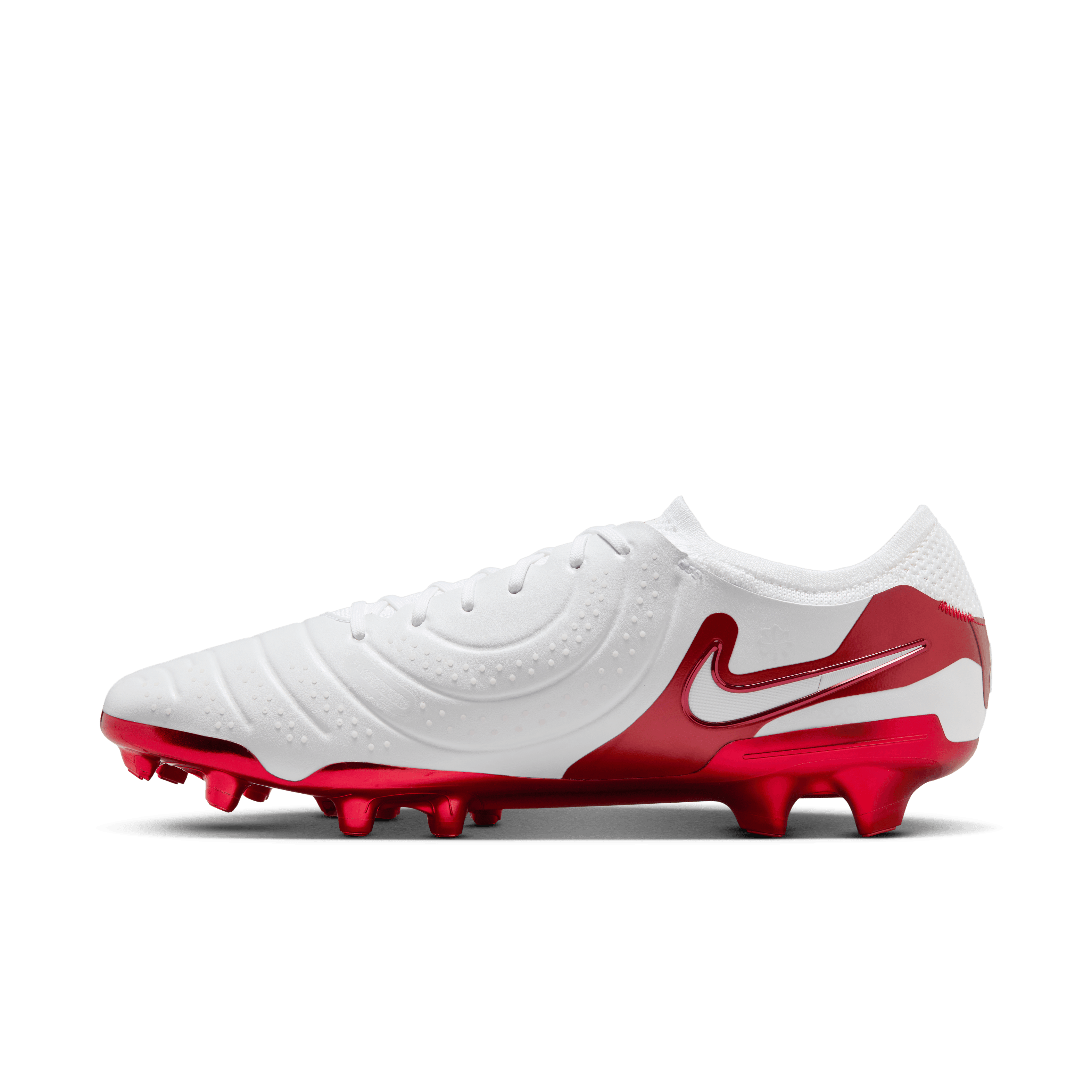 Nike Tiempo Legend 10 Elite LV8 FG Soccer Cleats - White/Multi-Color Football Shoes for Men | Perfect for Professional Matches & Training Sessions