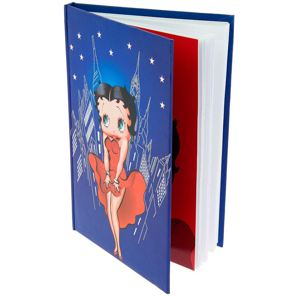 Betty Boop Manhattan A5 Notebook - Stylish Spiral Bound Journal for Writing, Note Taking & Planning - Perfect for School, Office & Travel
