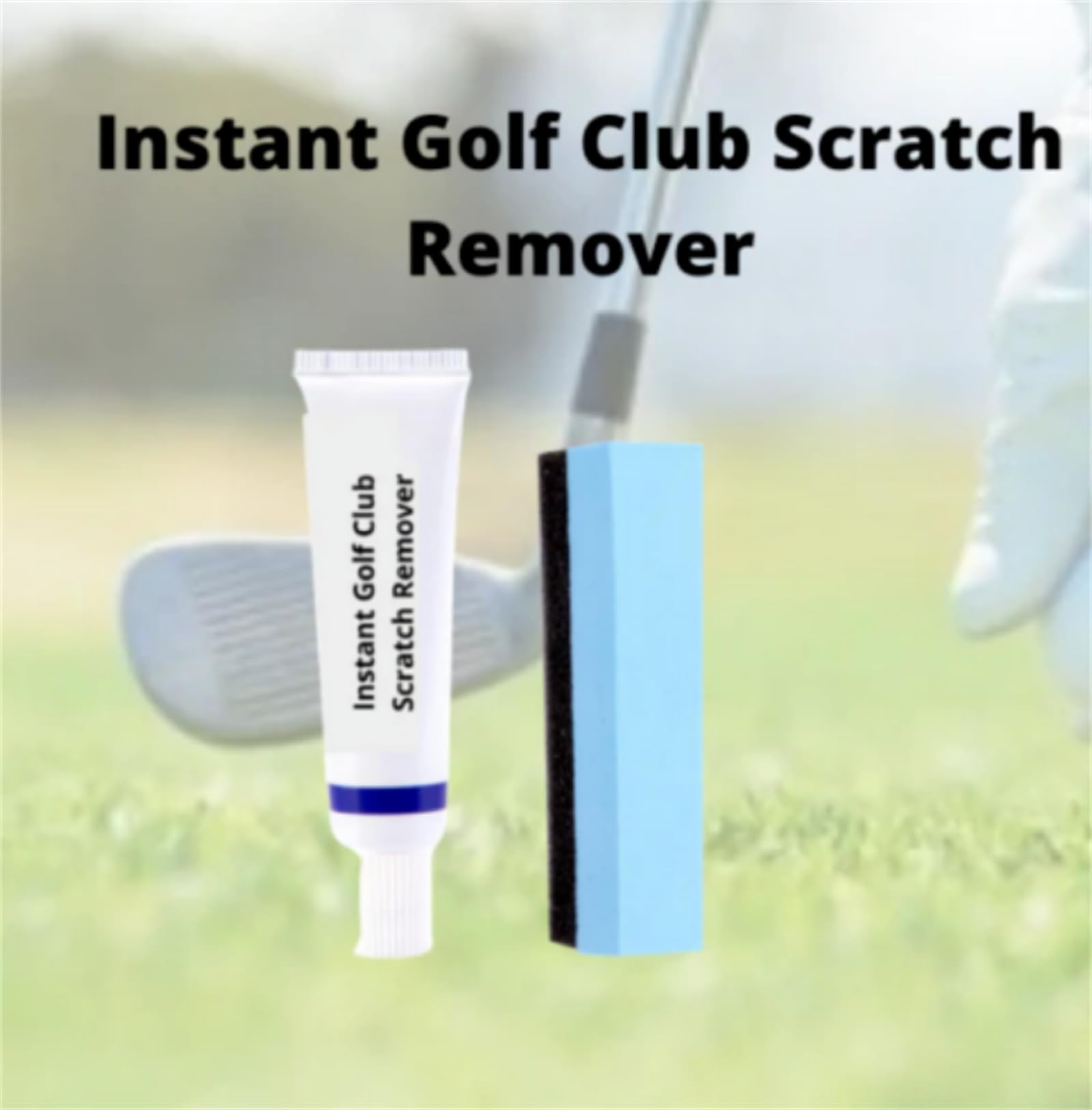 Linstant Golf Club Scratch Remover Kit - 3-Pack with Sponge | Instant & Effective Golf Club Scratch Repair | Perfect for Irons, Woods & Putters | Restores Shine for Better Performance on the Course
