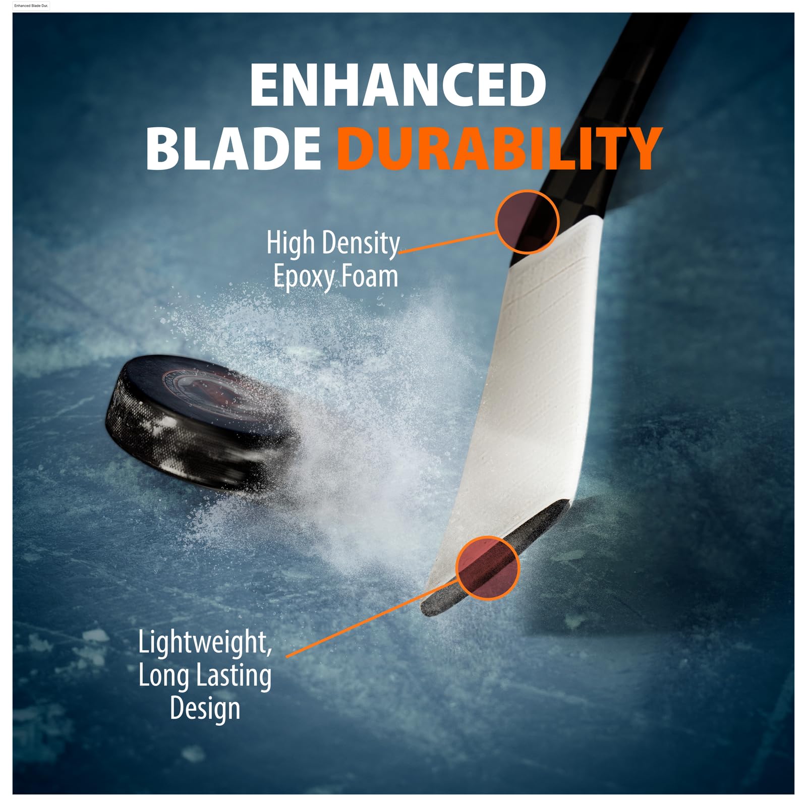 Premium 18K Carbon Fiber Ice Hockey Stick - Lightweight, Textured Grip for Enhanced Control - Perfect for Competitive Play & Training Sessions