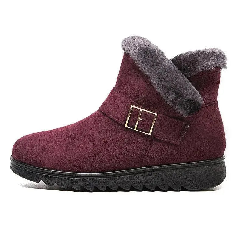 Women's Cozy Plush Snow Boots - Waterproof Winter Boots for Women - Warm & Comfortable Snow Shoes for Cold Weather - Perfect for Snowy Days, Outdoor Activities & Winter Fashion