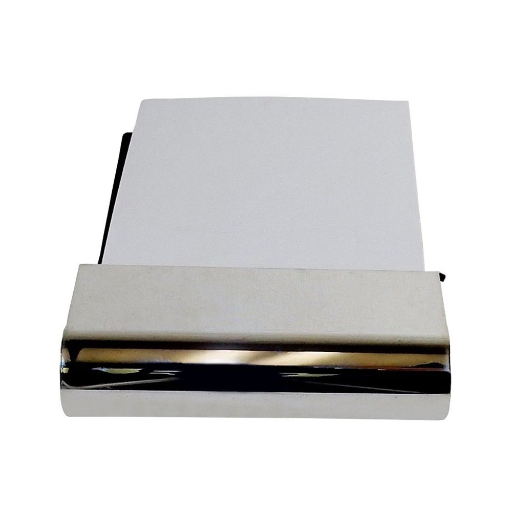 Silver Plated Memo Holder with Notepad - Elegant Office Desk Organizer for Notes, Reminders & To-Do Lists - Perfect for Home, Office & Workspace Organization