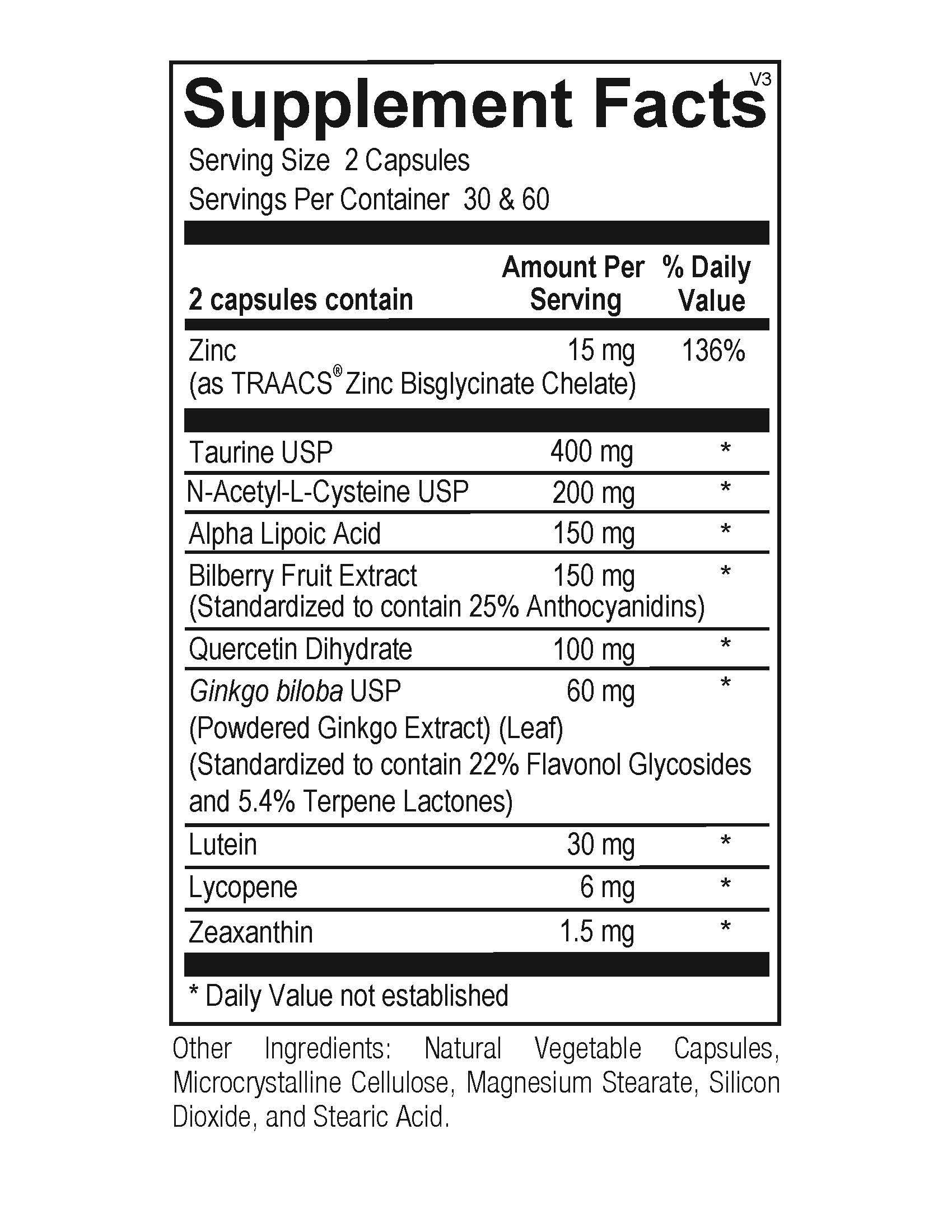 4 Sight 120 Caps - Premium Eye Health Supplement with Lutein & Zeaxanthin for Vision Support - Supports Digital Eye Strain Relief & Macular Health - Perfect for Gamers, Office Workers & Seniors