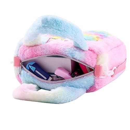 Unicorn Crossbody Bag for Toddler Girls - Cute Princess School Bag with Handle - Perfect Gift for Kids Birthday & Party | Great for School, Travel & Playdates