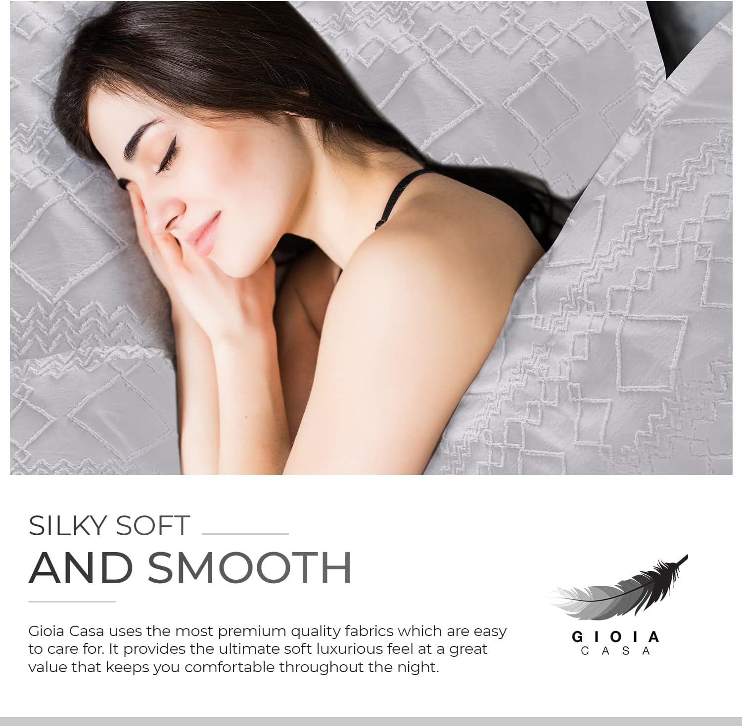 Premium Brushed Microfiber Tufted Quilt Cover Set - 3 Piece, White, Queen Size - Soft & Breathable Bedding for Cozy Nights & Luxurious Comfort