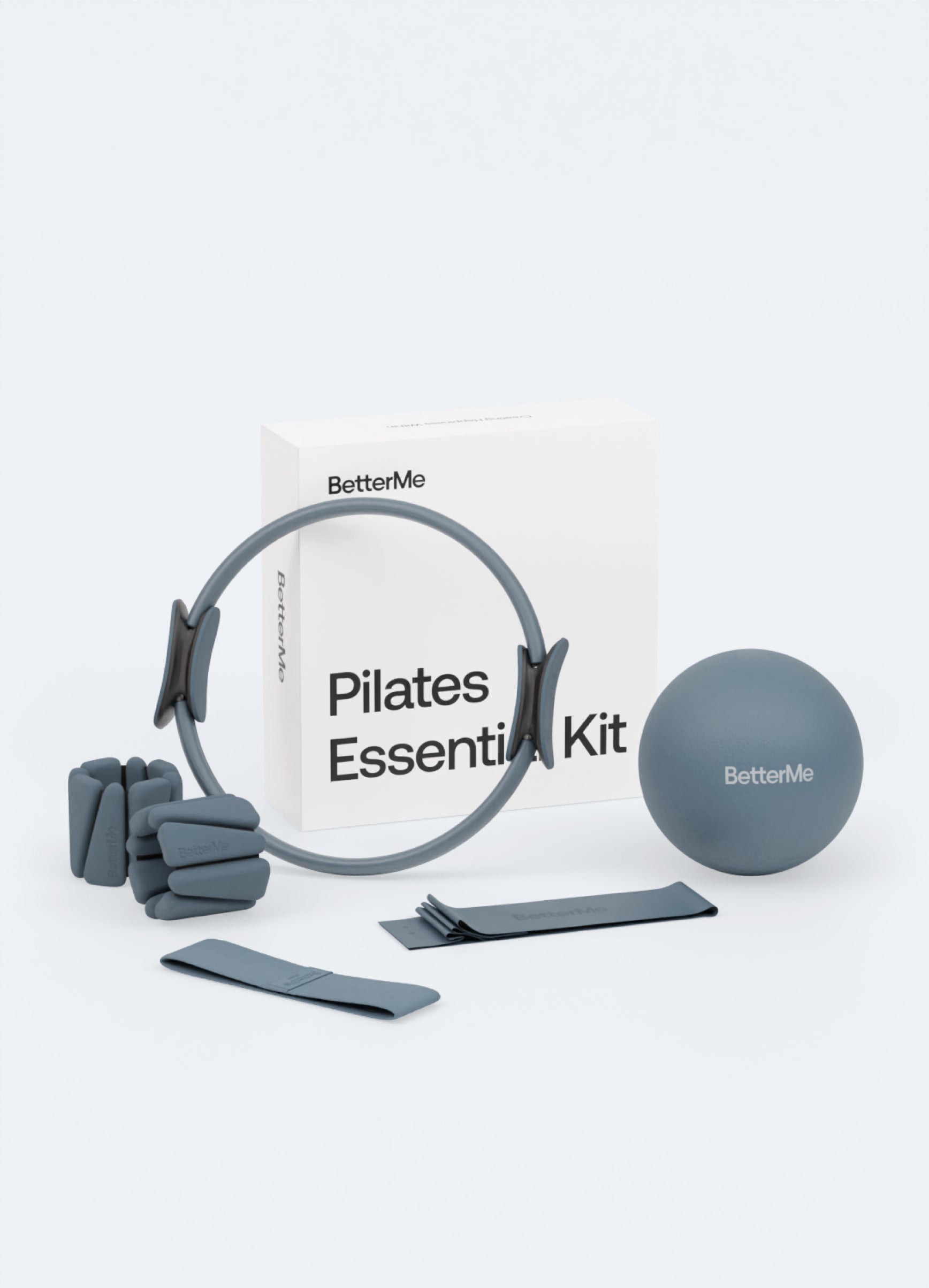 Premium Pilates Kit with Resistance Bands, Yoga Mat & Foam Roller - Full Body Workout for Home, Gym & Studio - Improve Flexibility, Strength & Posture