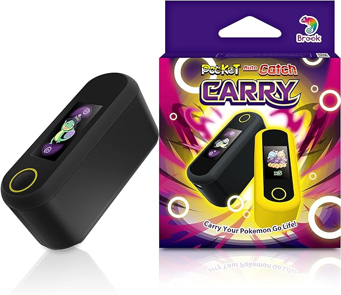 Pokemon Go Auto Catch Device - Portable Pocket Black for Hands-Free Gaming | Perfect for Walking, Hiking & Outdoor Adventures