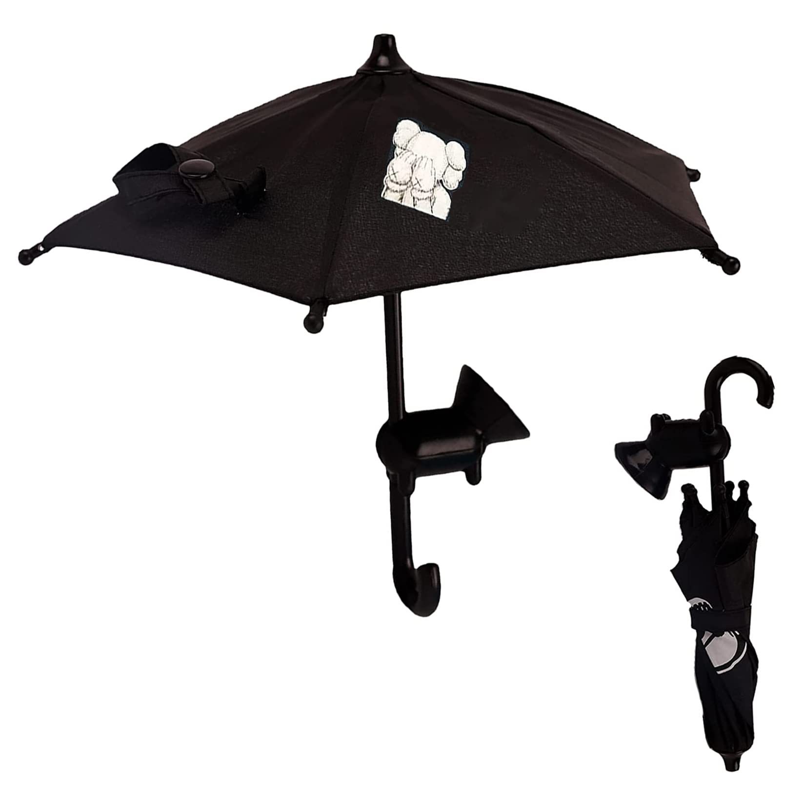 Cute Sun Umbrella Phone Holder - Durable Desktop & Outdoor Cell Phone Stand with Suction Cup | Perfect for Beach, Picnics, and Outdoor Activities