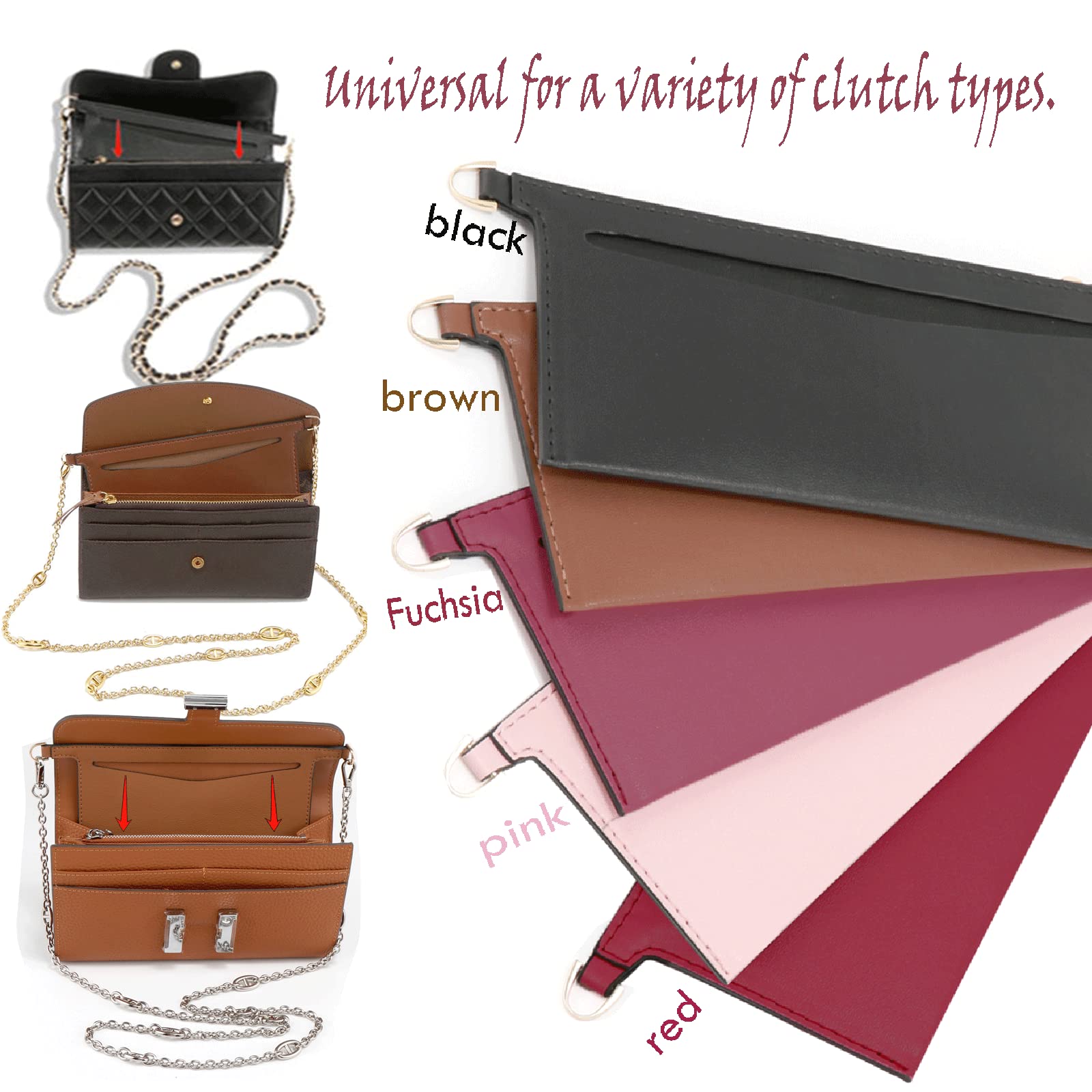 Lckaey Sarah Purse Kit - Detachable Insert Organizer with Emily Wallet & Diagonal Shoulder Bag for Women | Perfect for Travel, Work, and Everyday Use