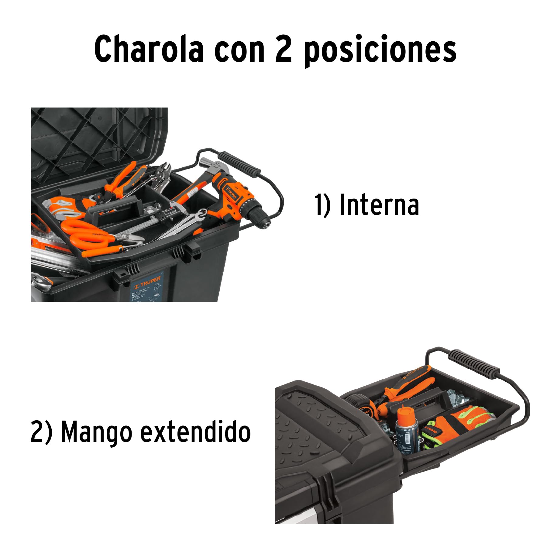 23-Inch Plastic Storage Box with Wheels - Heavy Duty Tool Organizer for Garage, Workshop & Home Organization