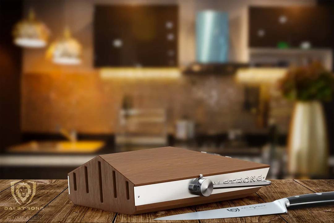 5-Piece Premium Knife Set with Modular Block - Gladiator Series | NSF Certified Kitchen Knives by Dalstrong | Perfect for Home Chefs & Professional Cooking