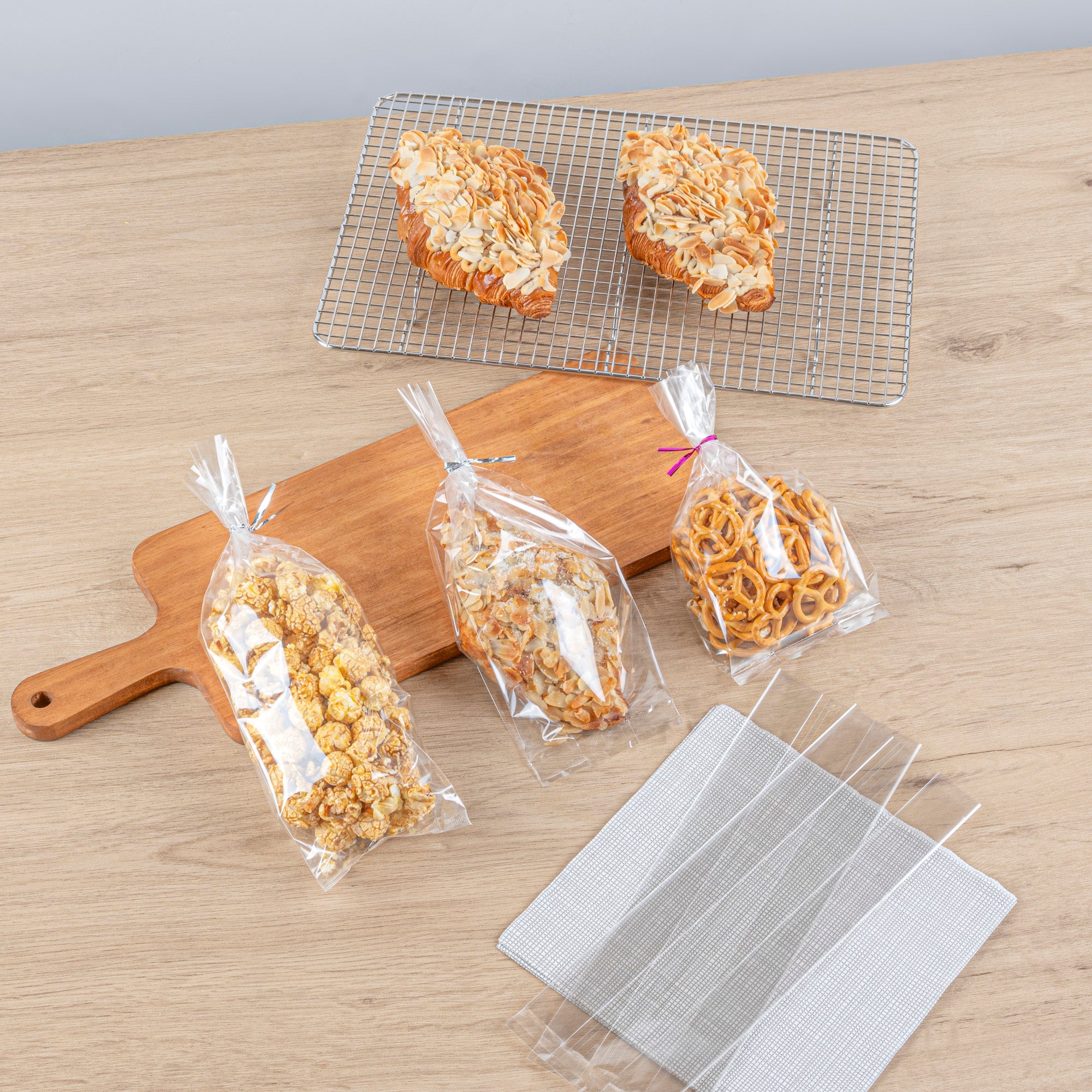 Clear Plastic Gusset Bags - High Clarity, Heat Sealable, 3.5