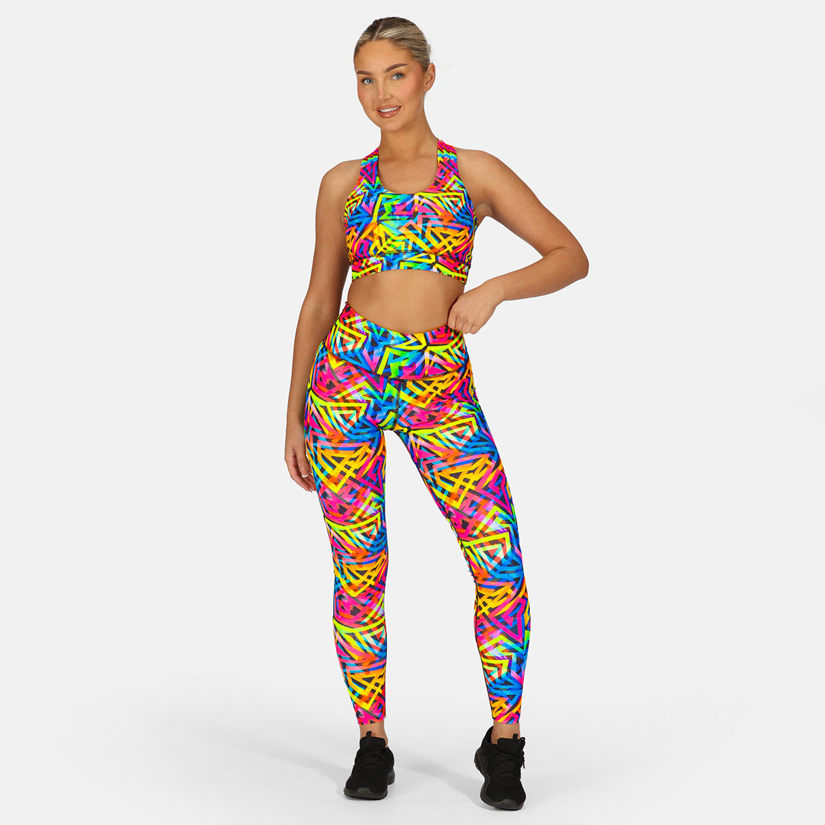 Prism Leggings - High Waisted Yoga Pants for Women, Tummy Control Workout Leggings with Pockets | Perfect for Gym, Running, Yoga & Everyday Wear