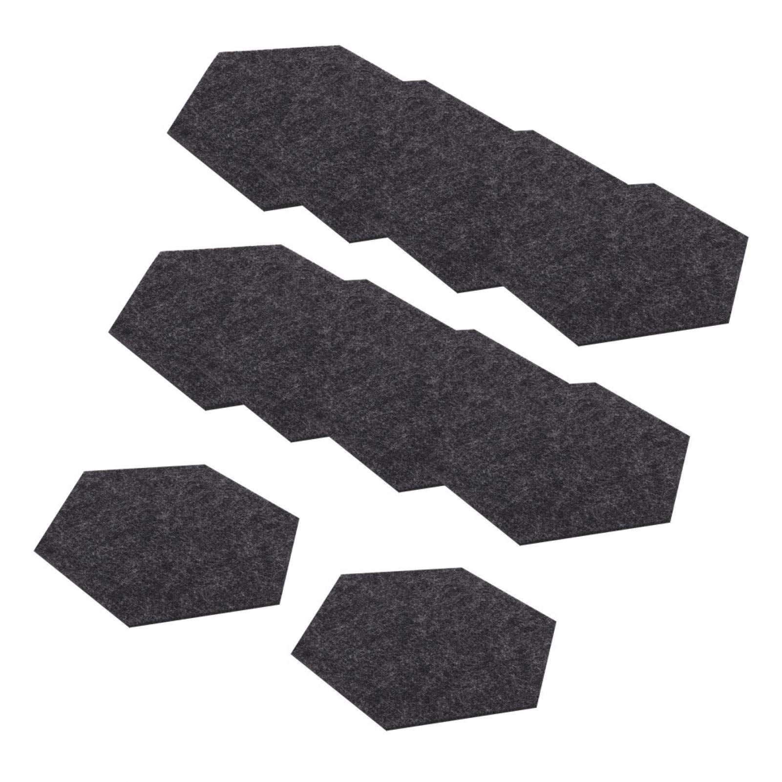 10Pcs Felt Drink Coasters Set - 5.2x4.5 Inches Heat-Resistant Cup Mats for Coffee, Tea & Beverages - Perfect for Bars, Restaurants, Home & Office Use