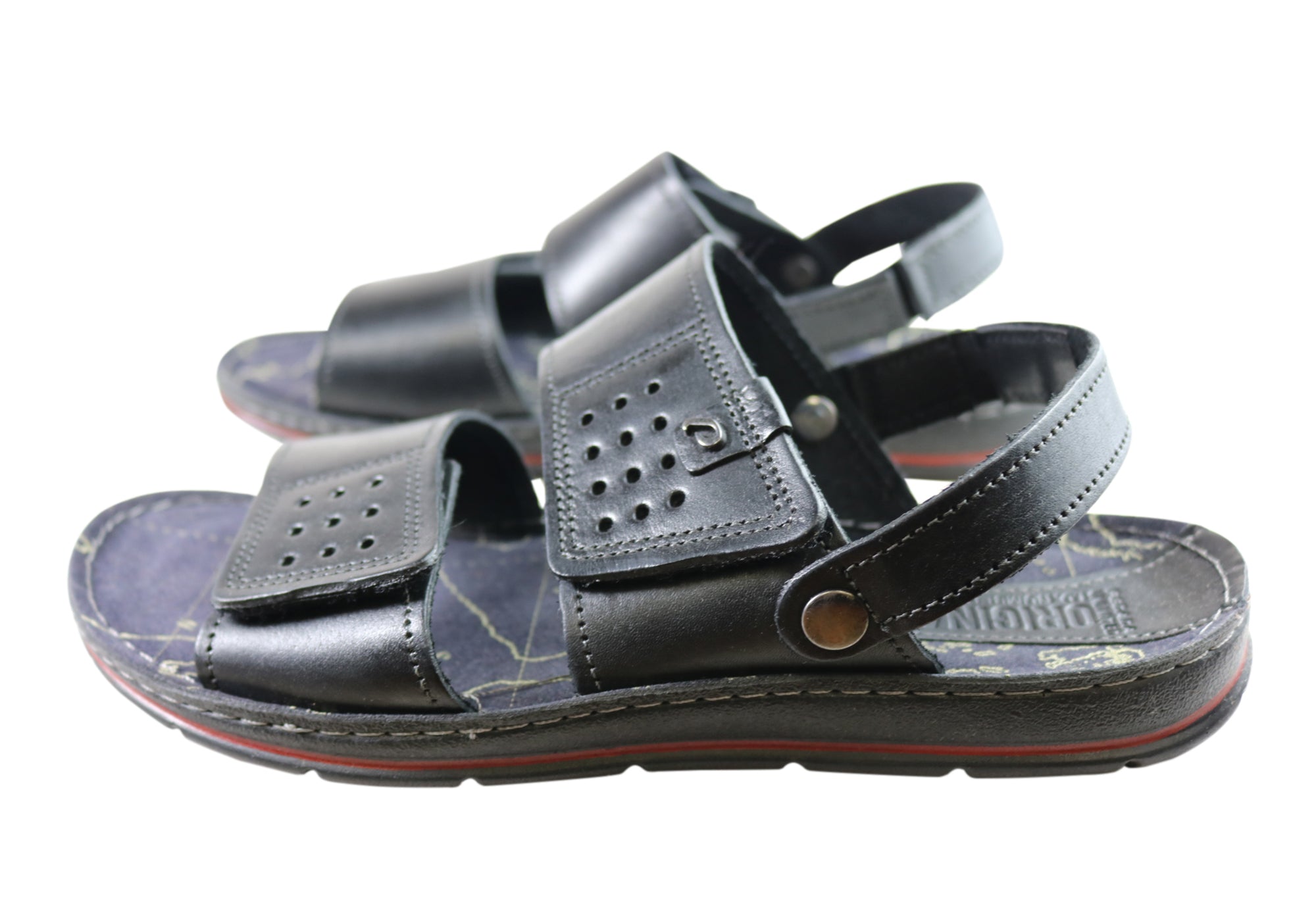 Premium Men's Leather Sandals - Handmade in Brazil - Comfortable & Durable for Beach, Travel & Casual Wear