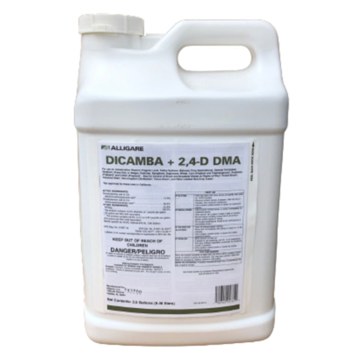 Generic Weedmaster Herbicide - Dicamba + 2,4-D Weed Killer for Lawns, Pastures & Crops | Effective Broadleaf Weed Control for Agricultural & Commercial Use