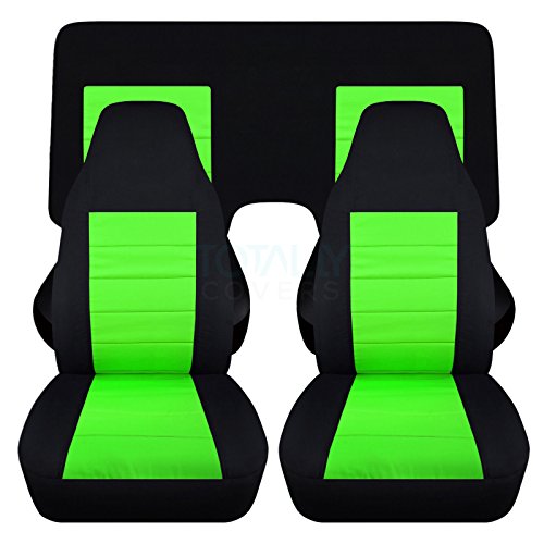 Black and Lime Green