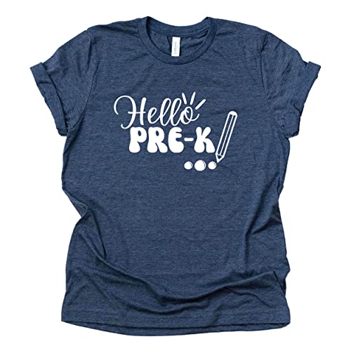 Custom Pre-K Crew T-Shirts for Kids | First Day of School Shirts | Teacher Apparel for Women & Men | Kindergarten T-Shirts | Thoughtful Gift for Preschool Teachers | Cute Graphic Tees for Classroom & School Events