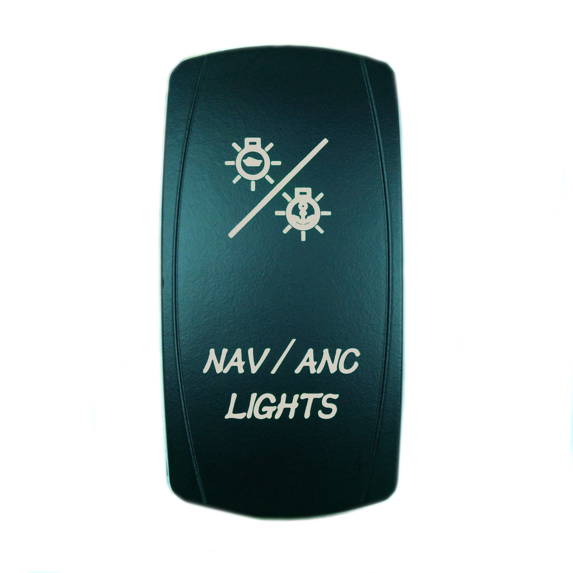 STVMotorsports Laser Green Rocker Switch 20A 12V ON/OFF LED Light for Boat, Truck & Off-Road Vehicles - Perfect for Navigation and ANC Lights Installation