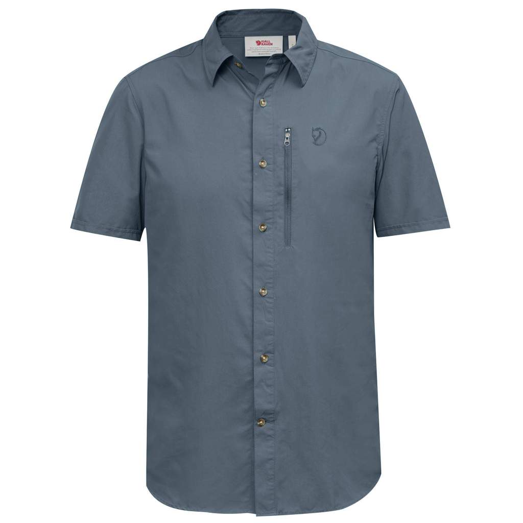 Men's Abisko Hike Short Sleeve Shirt - Lightweight Quick-Dry Hiking Tee for Outdoor Adventures & Travel - F82268 Past Season