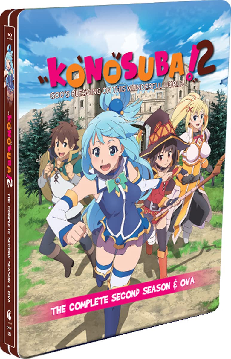 KonoSuba: God's Blessing on This Wonderful World! Season 2 Limited Edition Steelbook - Perfect for Anime Collectors & Fans of Isekai Comedy Series