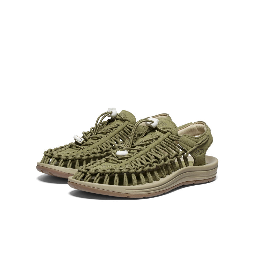 UNEEK Women's Comfortable Sneakers - Martini Olive/Safari Color | Lightweight Walking Shoes for Casual Wear, Travel & Outdoor Activities