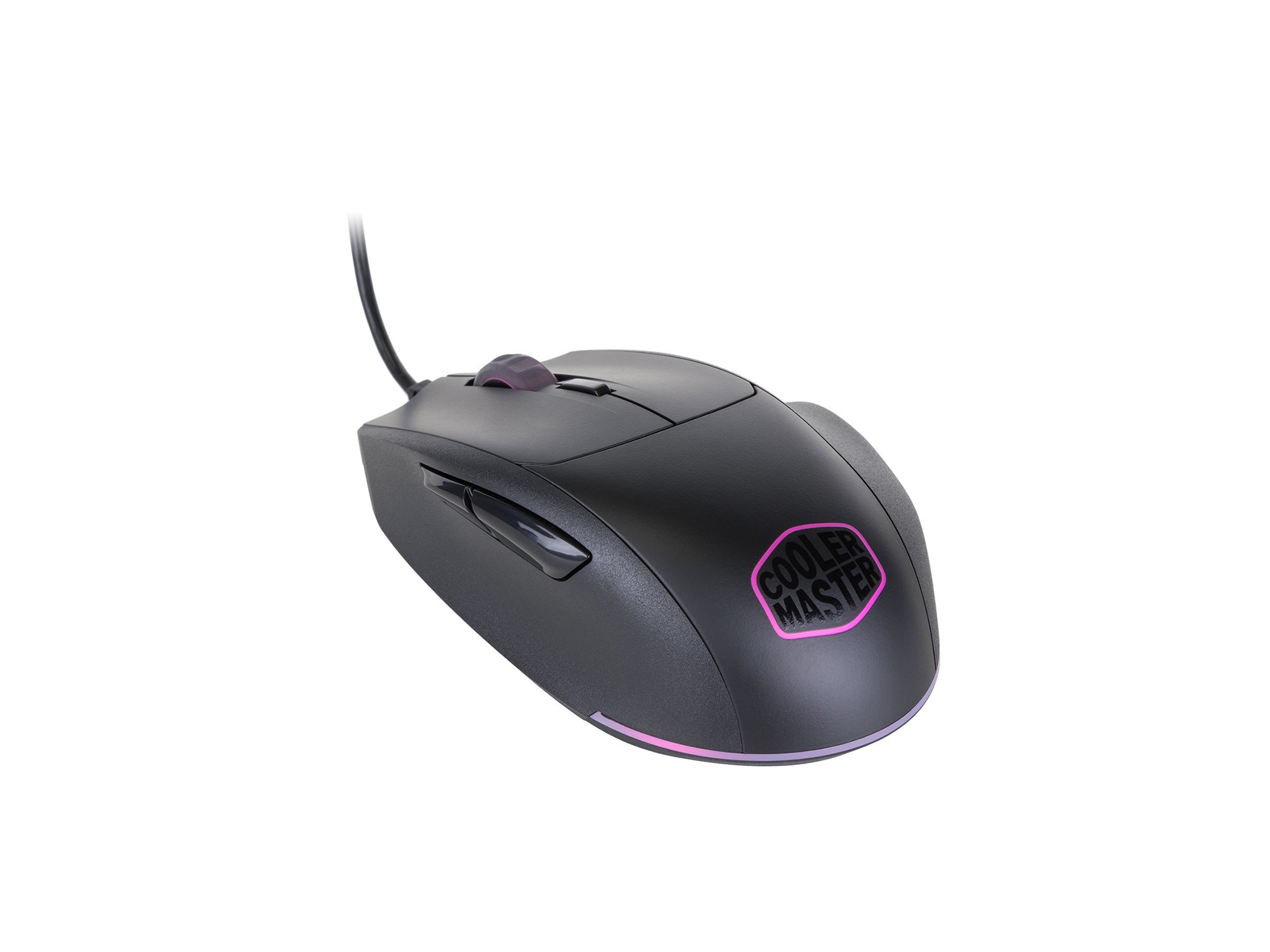 Cooler Master MM520 Optical Gaming Mouse - 12000 DPI, 7 Programmable Buttons, RGB Lighting, Ergonomic Design for PC Gamers (USB/Black) - Perfect for FPS, MOBA & Esports Gaming