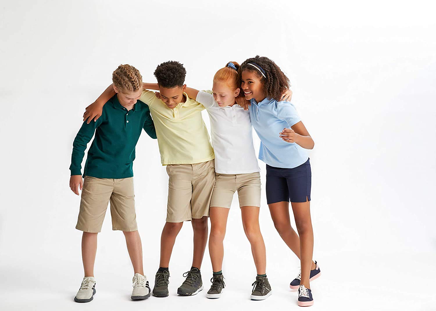 French Toast Girls' 2-Pack Short Sleeve Polo Shirts - School Uniform Tops for Kids - Perfect for Class, Playdates & Dress-Up Days