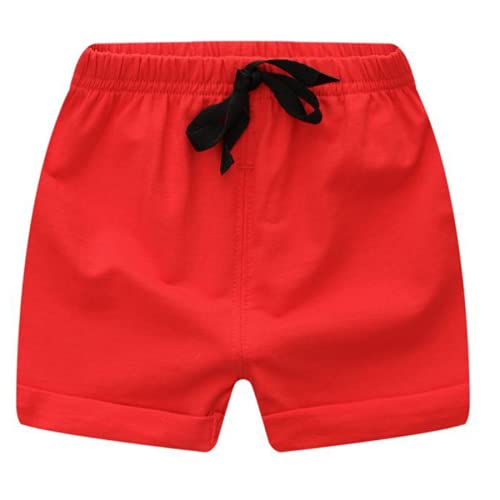 Boys Girls Cotton Shorts 3 Pack - Summer Active Shorts for Toddlers Playtime