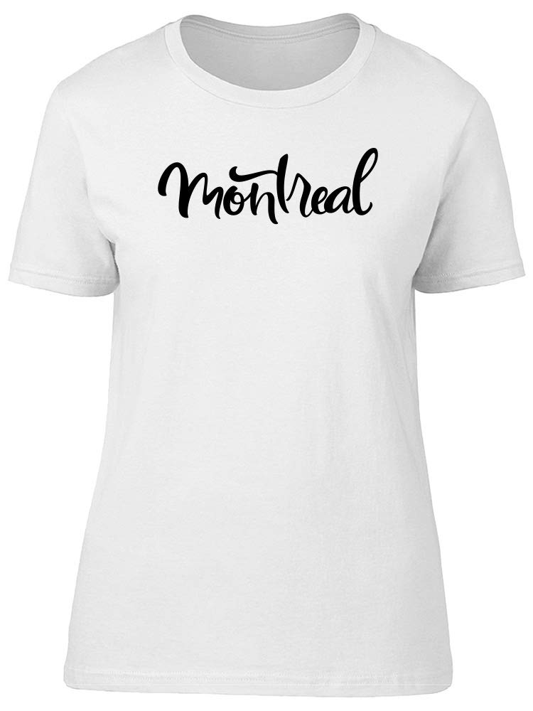 Smartprints Montreal City Travel Lovers T-Shirt for Women - Stylish Graphic Tee for Travel Enthusiasts | Perfect for Vacations, Sightseeing & Casual Outings