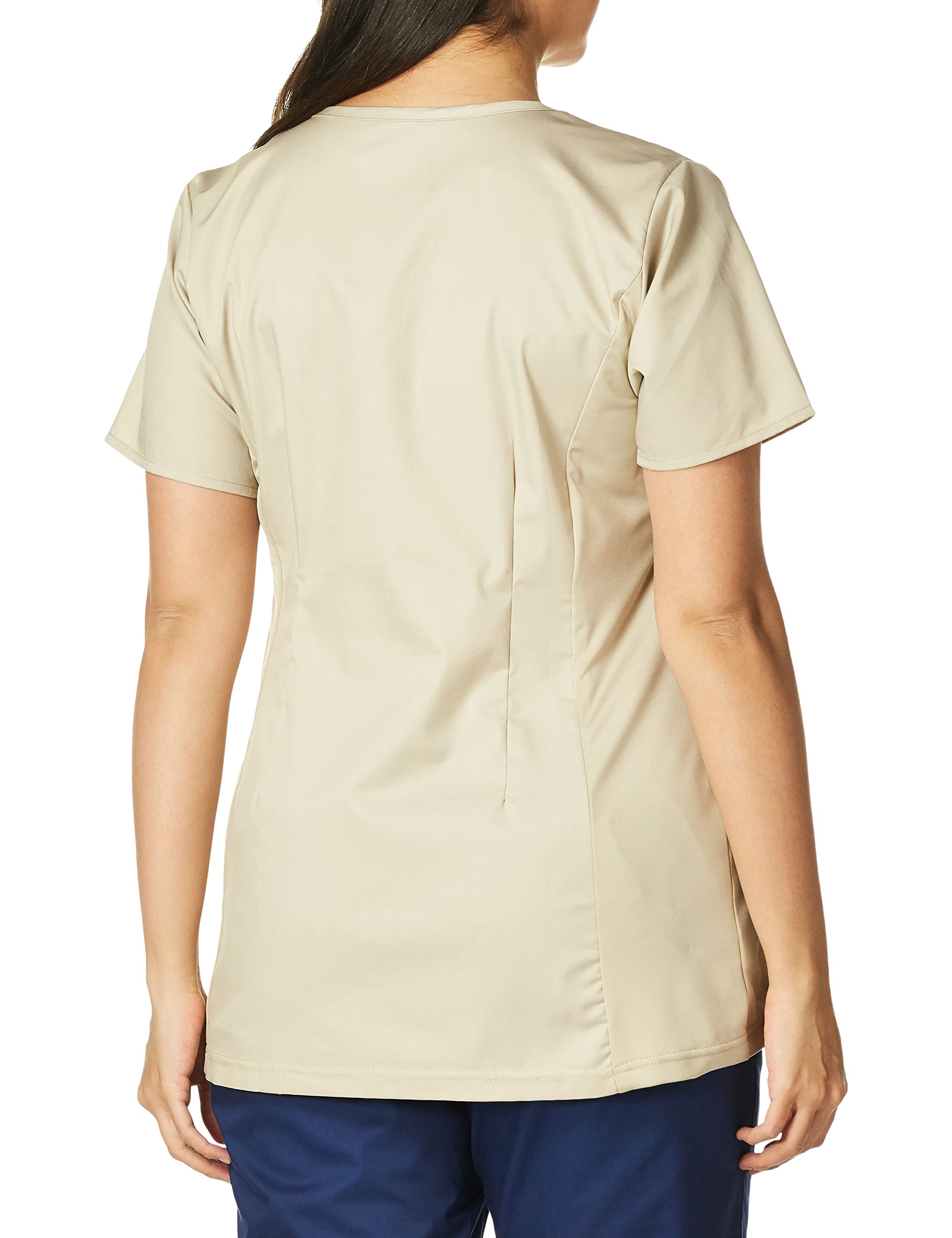 Women's Wonderwork Maternity Top - Soft Stretchy Pregnancy Shirt in Khaki (X-Small) | Comfortable Nursing & Everyday Wear for Expecting Moms