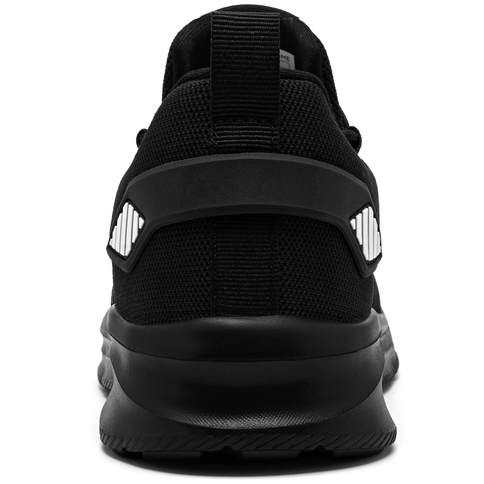 Waterproof Running Shoes for Men & Women - Lightweight Slip-On Sneakers for Walking, Tennis & Gym - Non-Slip Black & White Athletic Shoes (Size 9) - Perfect for Outdoor Jogging, Workouts & Daily Wear