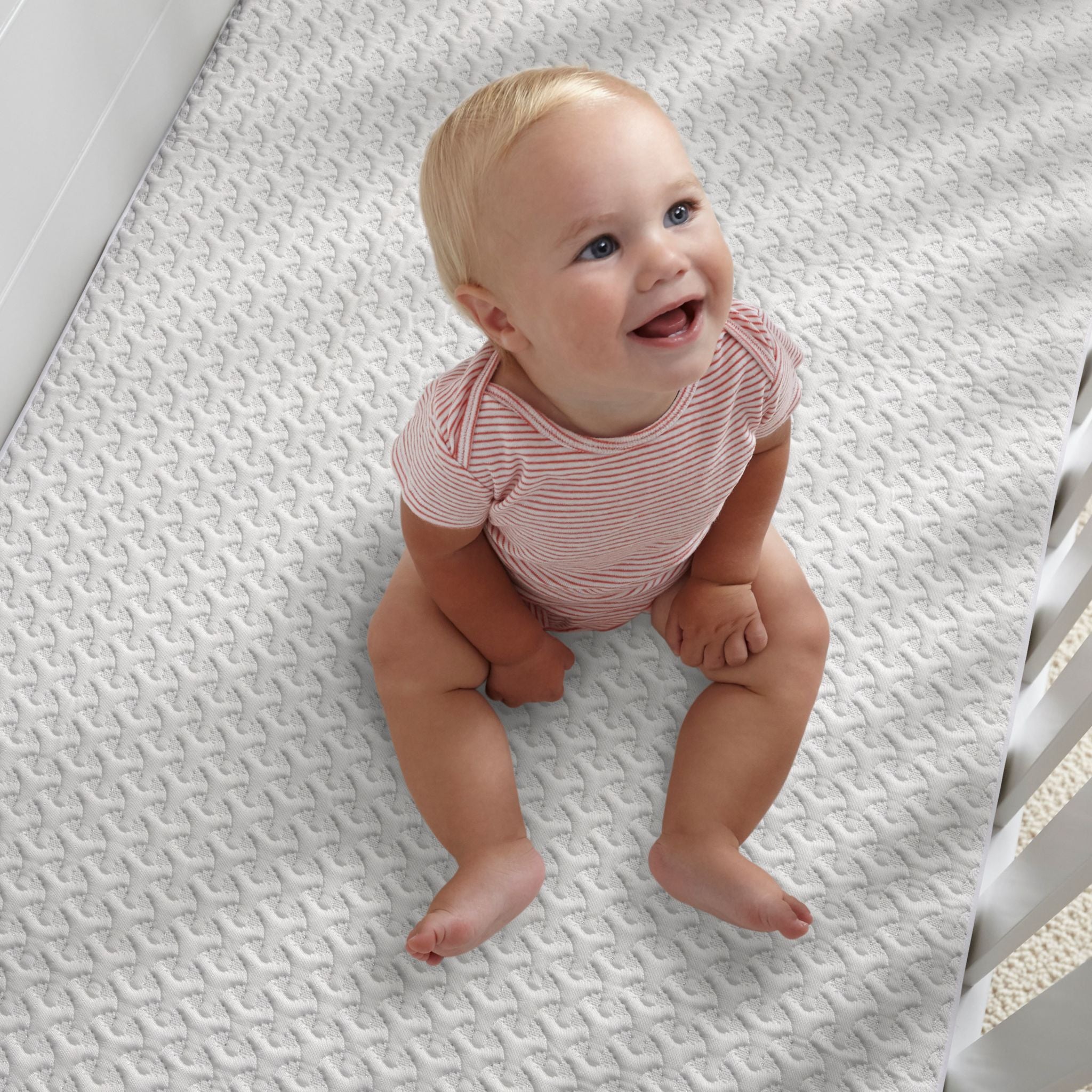 Bedgear Basic Crib Sheet Set - Soft, Breathable & Hypoallergenic Baby Bedding for Nursery & Travel - Fits Standard Crib Mattresses (White)