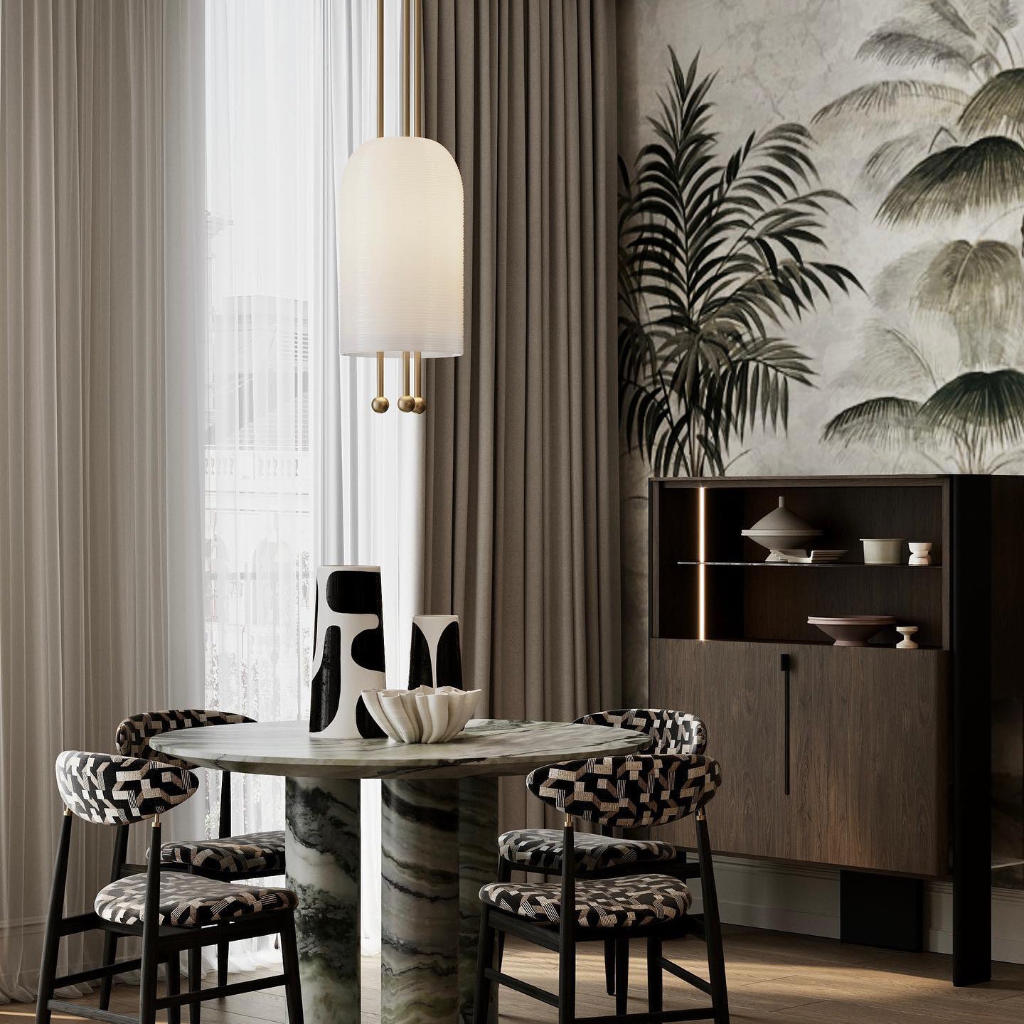 Benjamin Pendant Light - Modern Industrial Ceiling Lighting Fixture for Kitchen Island, Dining Room & Bedroom Decor