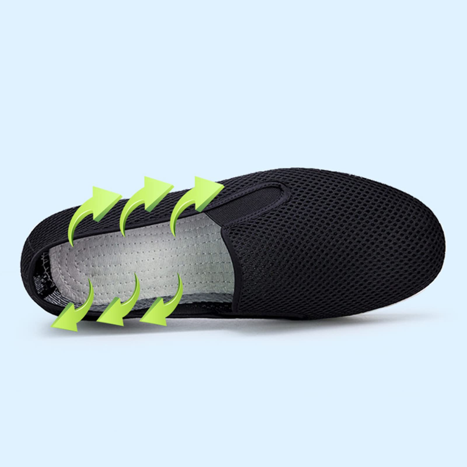 Men's Lightweight Mesh Boat Shoes - Summer Deck Slippers & Aqua Shoes for Outdoor Activities | Barefoot-Friendly Unisex Sports Shoes for Beach, Pool & Water Sports