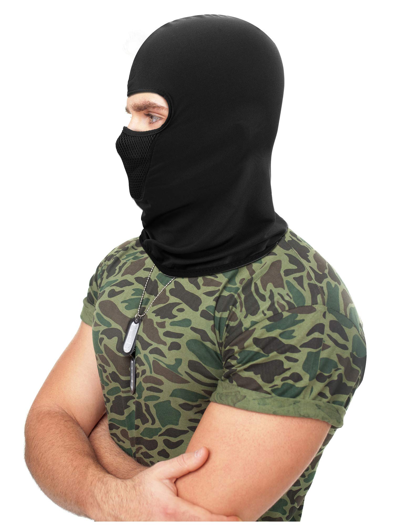6-Pack Windproof Balaclava Face Mask - Camouflage Motorcycle & Fishing Mask for Sun, Dust Protection - Ideal for Outdoor Sports, Cycling, and Cold Weather Activities