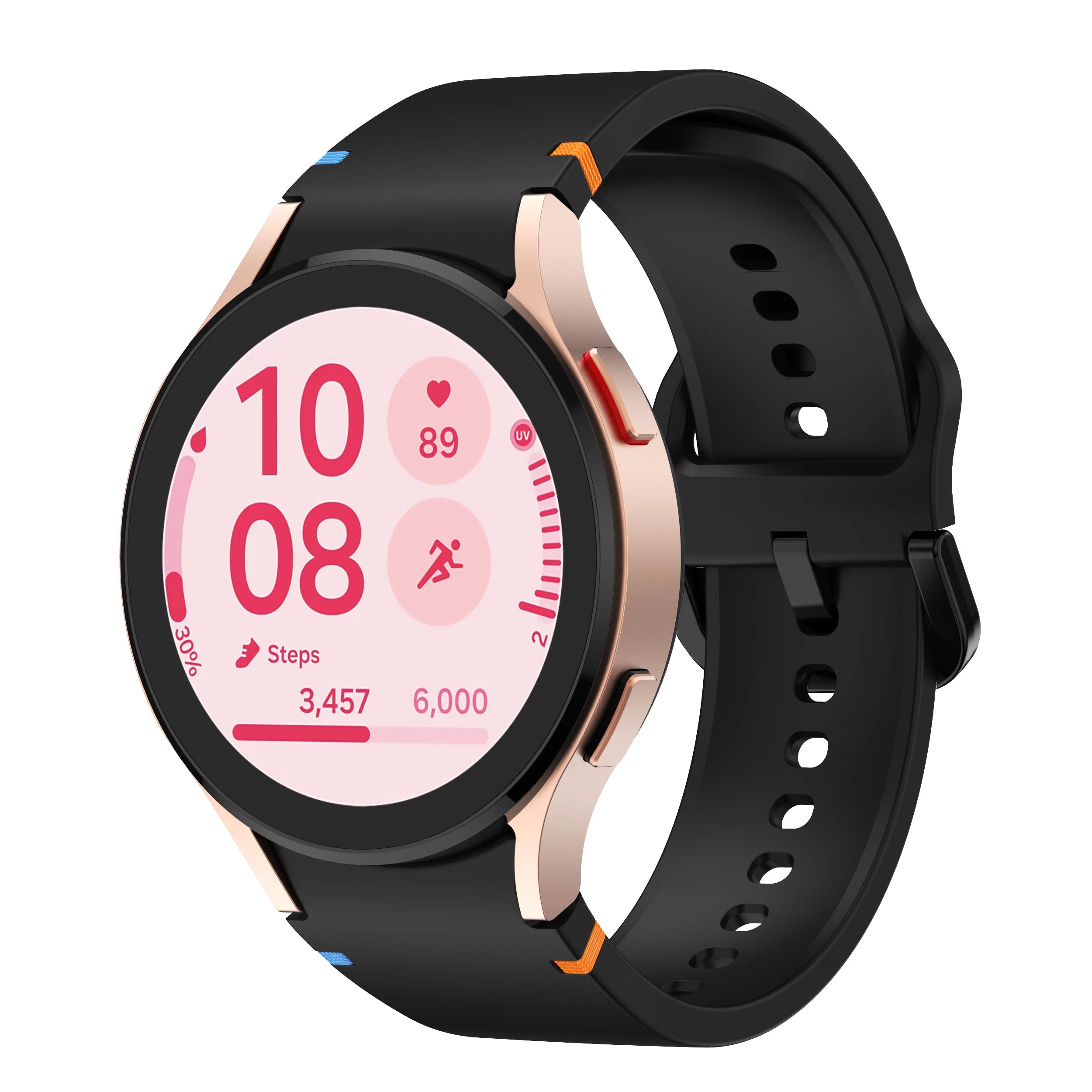 Samsung Galaxy Watch Sporty Silicone Bands - Durable, Comfortable & Stylish for Running, Workouts & Everyday Wear