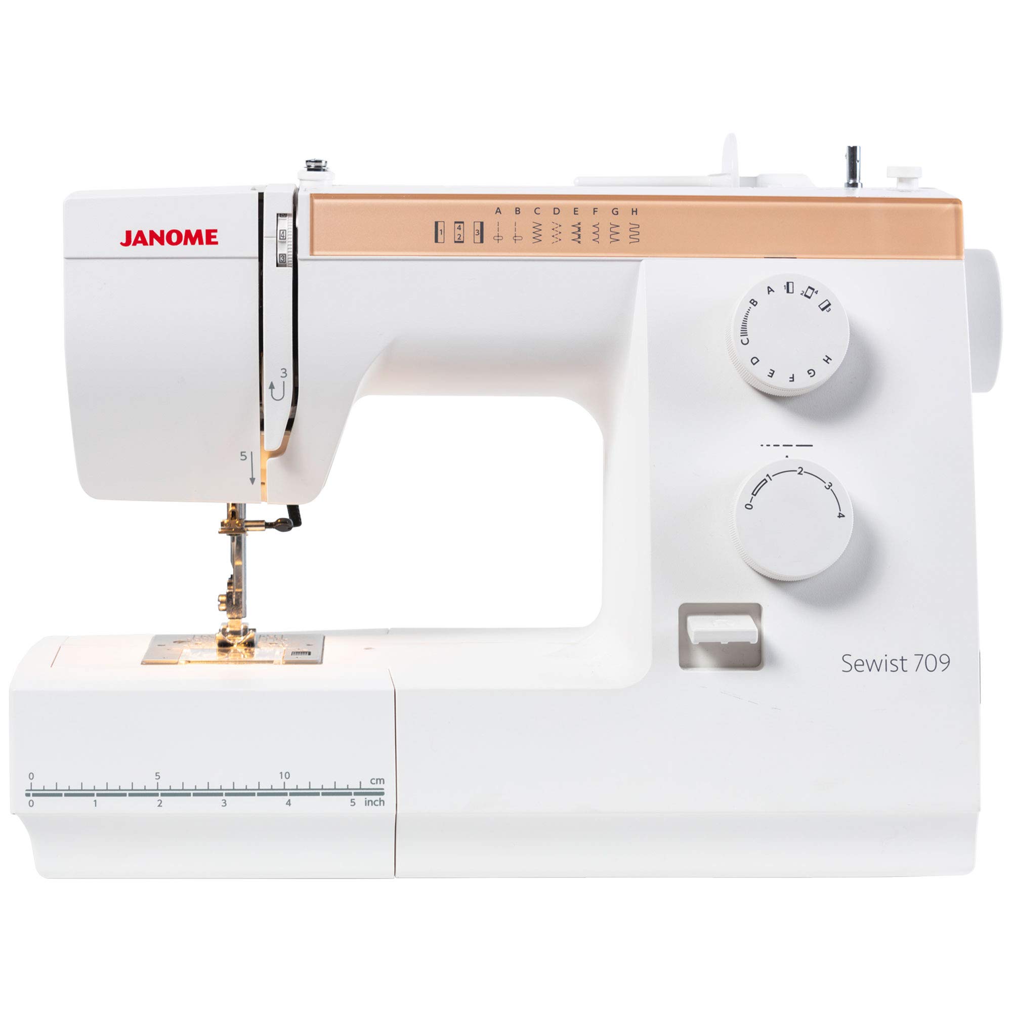 Janome Sewist 709 Sewing Machine - Compact & Lightweight (16