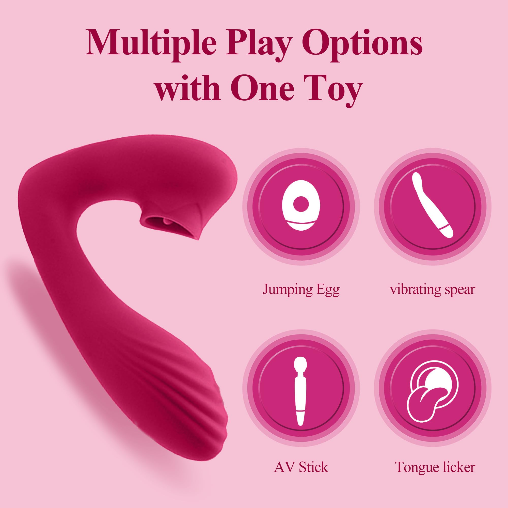 G Spot Vibrator for Women - Dual Stimulation Clitoral & G-Spot Vibrating Dildo | Adult Sex Toy for Solo Play & Couples | Perfect for Bedroom Fun & Sensual Massage