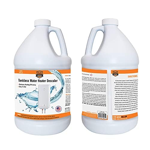 Chromex Tankless Water Heater Descaling Solution - 4 Gallon Highly Effective Descaler for Water Heaters & Coffee Makers | Removes Limescale & Mineral Buildup | Perfect for Home, RV & Commercial Use