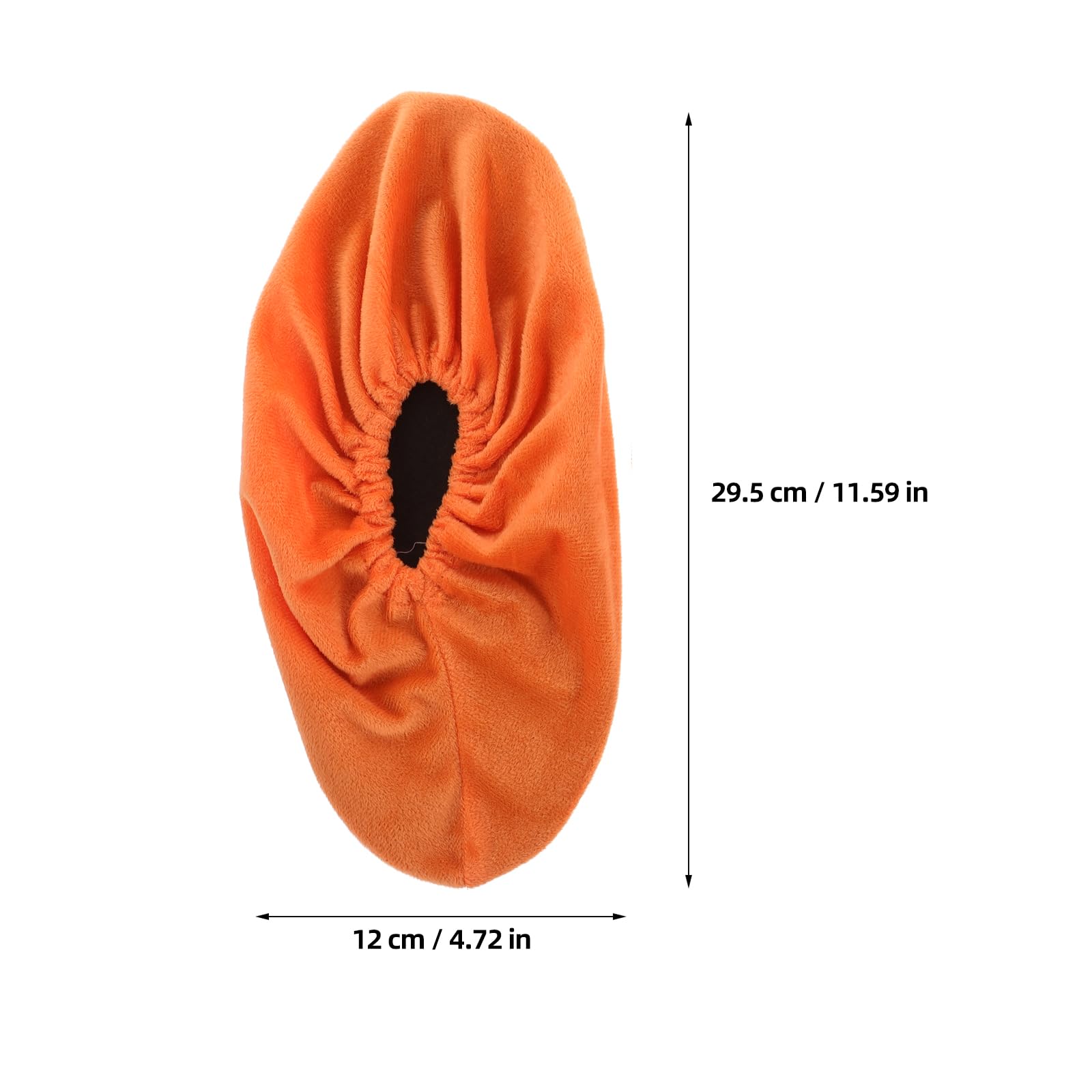 VANZACK Non-Slip Bowling Shoe Covers - 2 Pairs Shoe Protector Sliders for Men & Women (Orange) | Perfect for League Play & Bowling Alley Use