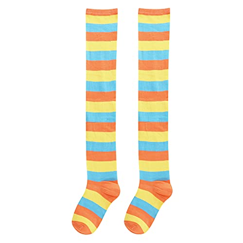 Yellow, Blue and Orange Stripes