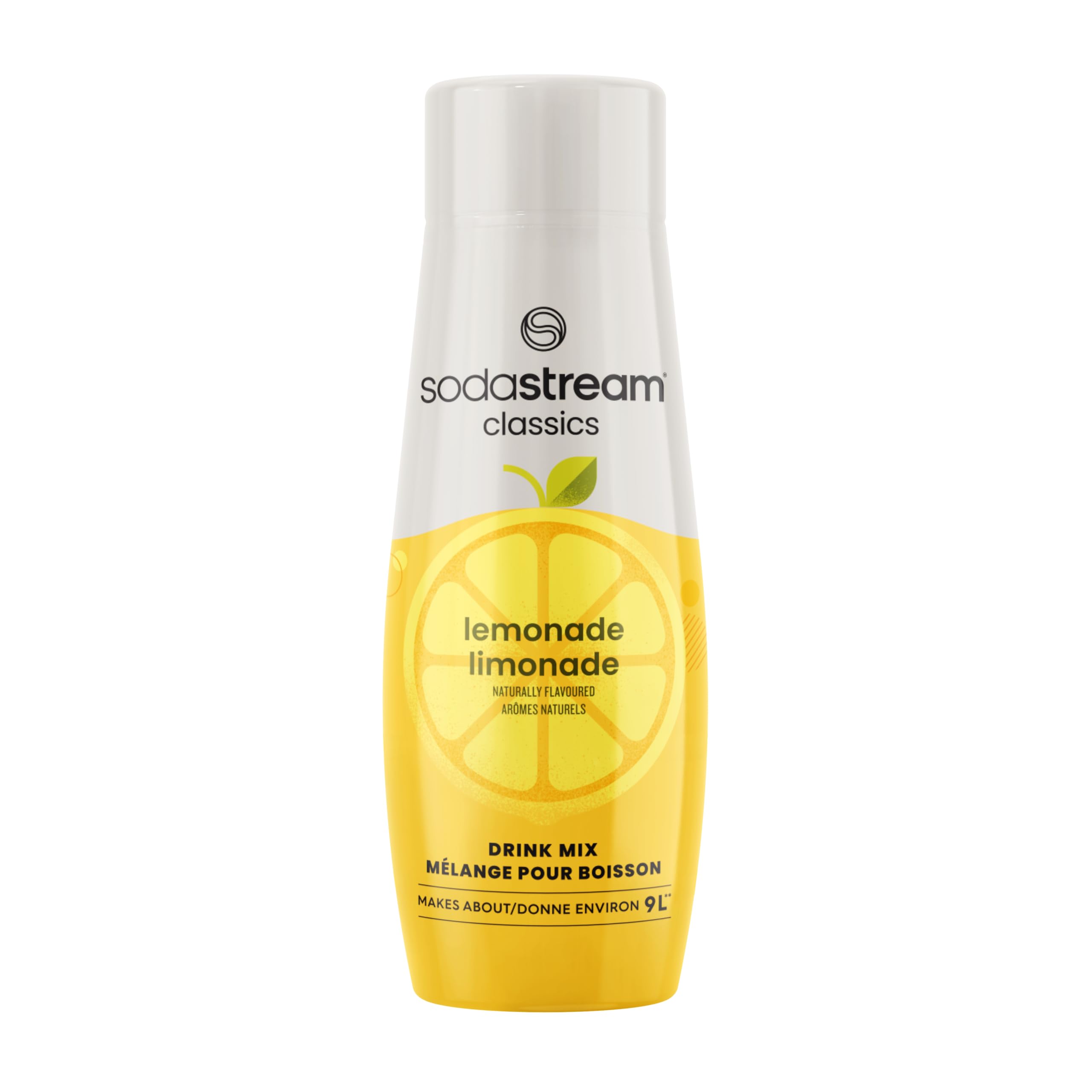 SodaStream Fruits Cloudy Home Lemonade Syrup - 440ml (14.9oz) Refill for Sparkling Water Maker | Perfect for Homemade Lemonade, Mocktails & Refreshing Summer Drinks